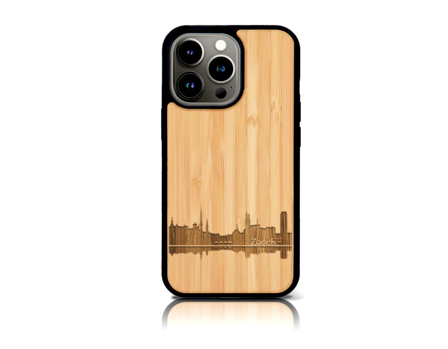 Coque bois-plastique iPhone 13 Pro Max ZURICH